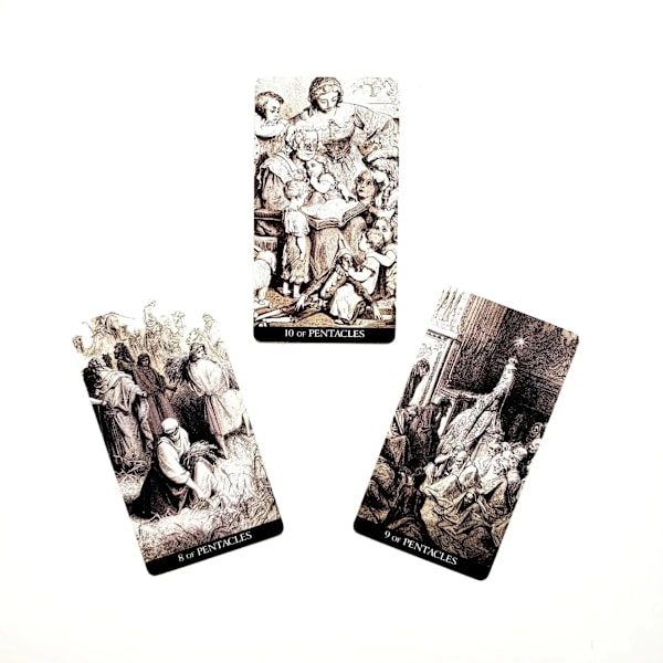 Gustave Dore Tarot -kortit 78 kpl Tarot-kortit Perhejuhlat Viihde Ennustaminen Meditaatiokorttipelit