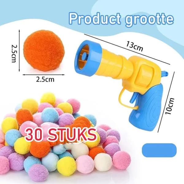 Interaktiva kattleksaksbollar för katter och kattungar, 30-pack