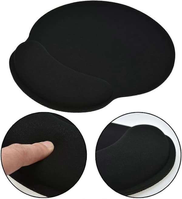 Ergonomiske musematter med håndleddsstøtte | Musematte med håndflatehvile | Musematte gel