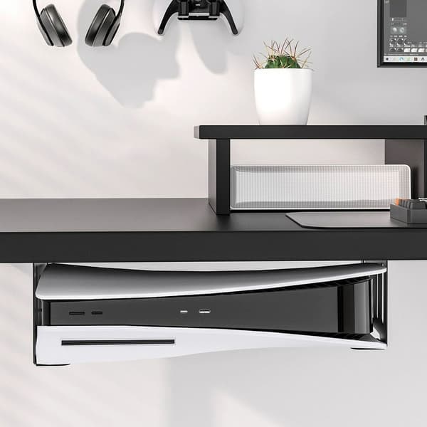 Under-Desk Stand til PS5/PS5 Slim, Skjult Montering, Metal, Pladsbesparende