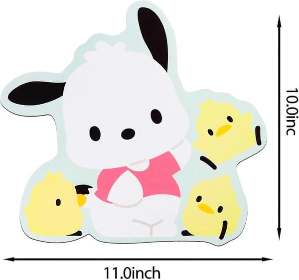 Søt Musematte, Anime Musematte Kawaii Musematte for Kvinner Jenter og Barn Datamaskin Laptop Mus - Matte (PC)