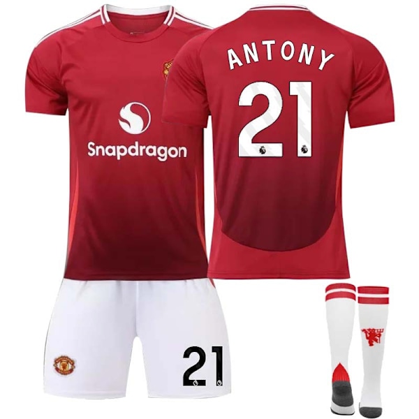 2324 Manchester United Hemma Jersey Kit+sock 28(150-160cm)