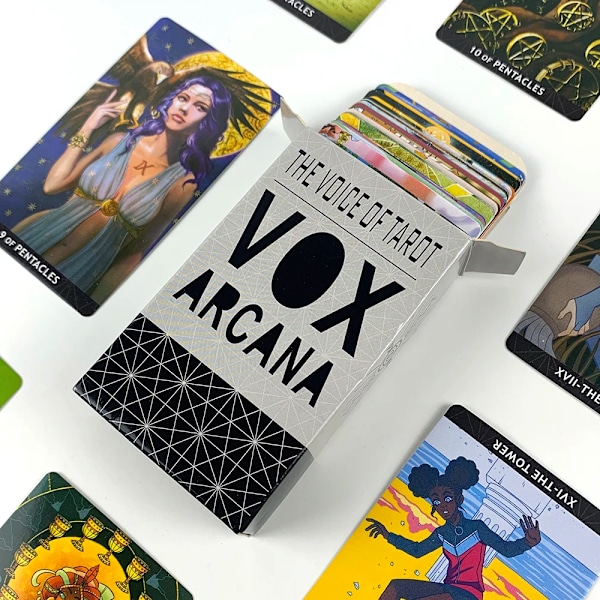 Vox Arcana Tarot -kortit 78 kpl korttia Englanninkielinen versio Ennustaminen Meditaatio Tarot-pakka Viihde Peli