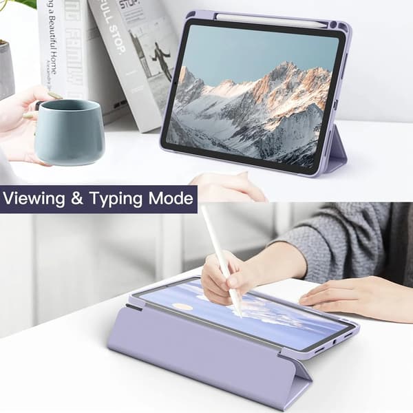 Lila skyddsfodral kompatibelt med iPad Air 11-tum