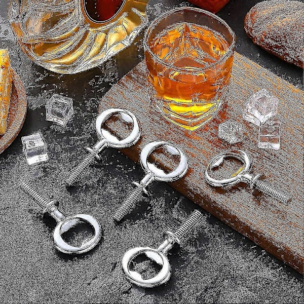 8 Delar Flasköppnare Kit Metall Flasköppnare Gör-det-själv Flasköppnare