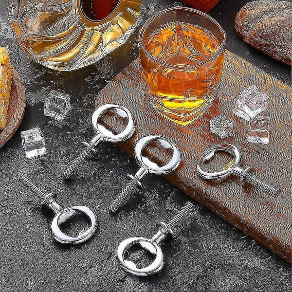 8 Stk. Flaskeåbner Sæt Metal Flaskeåbner DIY Flaskeåbner