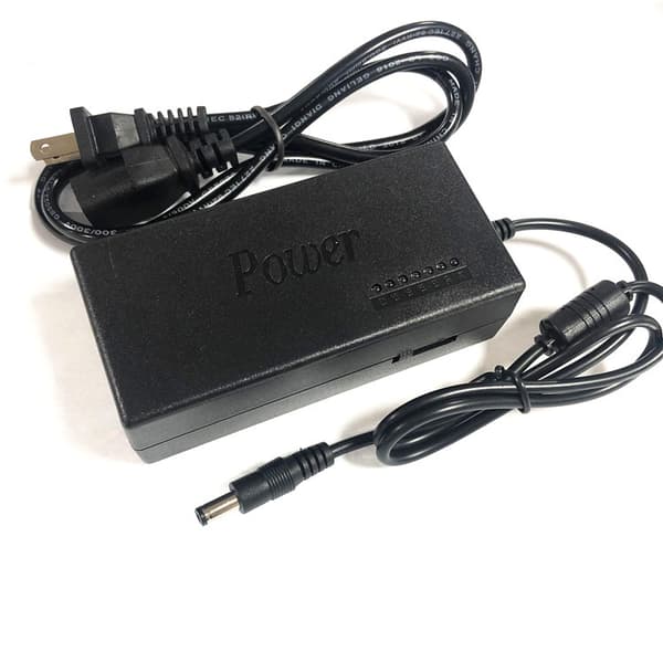 96W Justerbar Laptop Strømadapter 12-24V