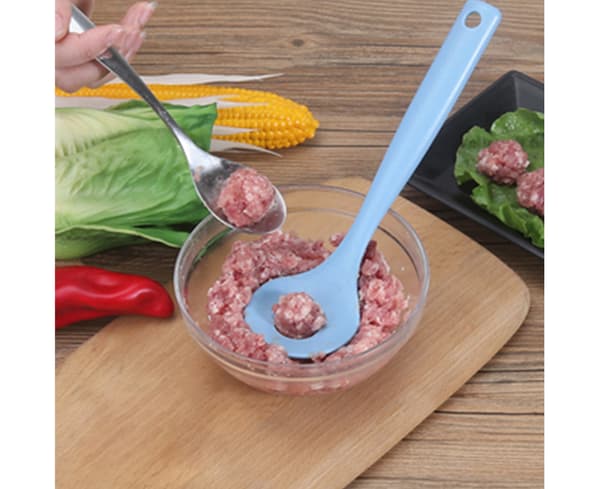 Bekvämt Squeeze Köttbullar Form PP Material Hemmagjord - Blå