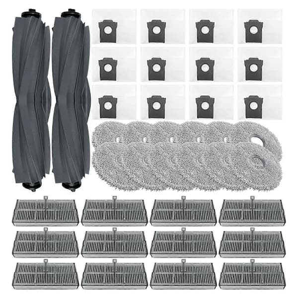 Til X40 Pro Robot Støvsuger Hovedbørste Moppe Hepa Filter Støvpose Tilbehør Udskiftning Reservedel as shown