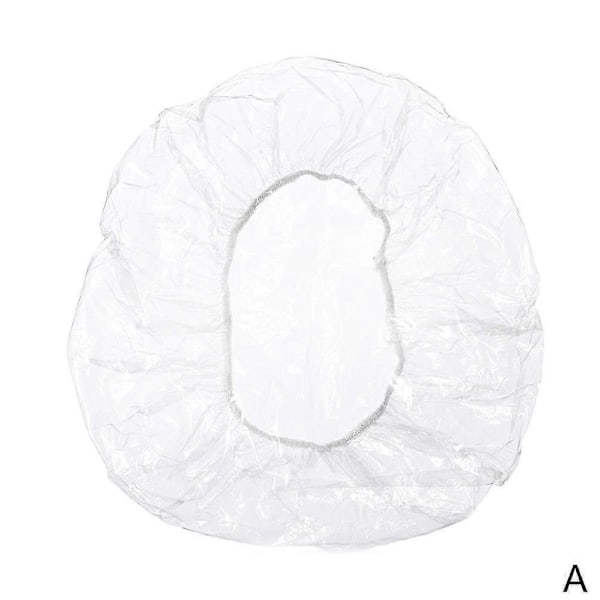 10 stk. tykk hvit (A) $ Forstørret fortykket dusjhette engangs dusjhette hotellrom frisørhette white