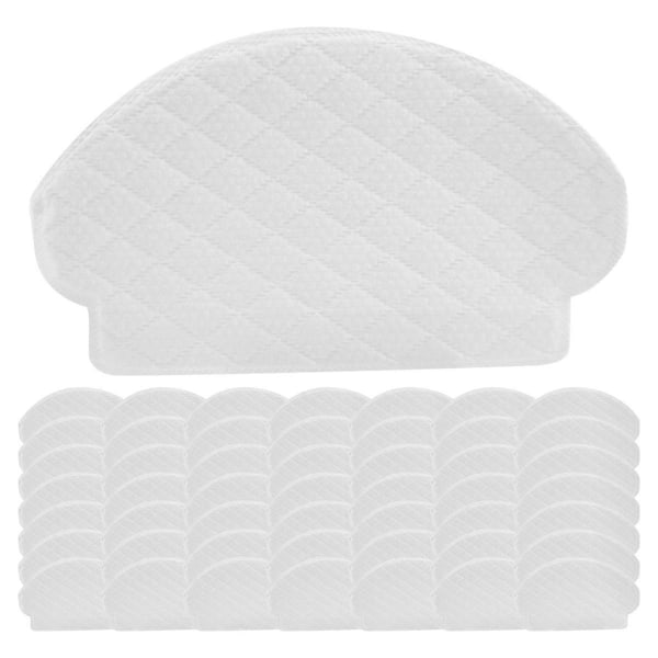 50 stk. engangs moppepuder kompatible med Ecovacs Deebot OZMO N7 / T5 / OZMO 920 / OZMO 950 robotstøvsuger White