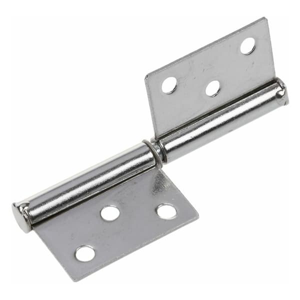 2 stk Sølvfarget Rustfritt Stål Vindu Flagg Dørhengsel 6.1 cm