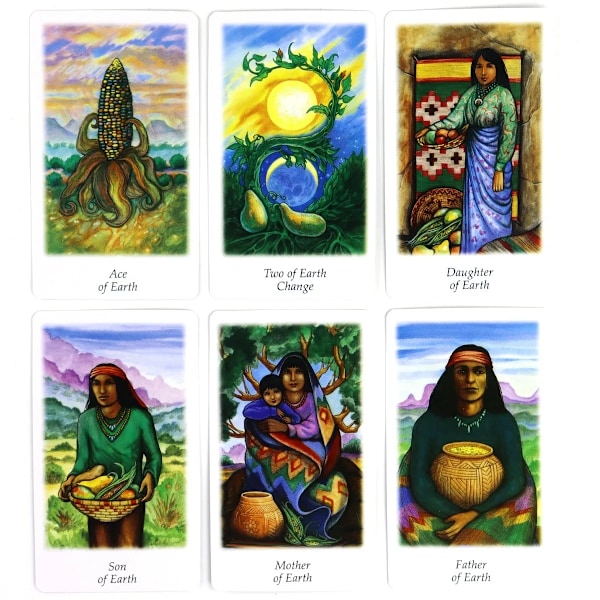 Vision Quest Tarotkortlek 78 Kort Spådom Tarotlek Idealisk för Familjefester & Brädspel
