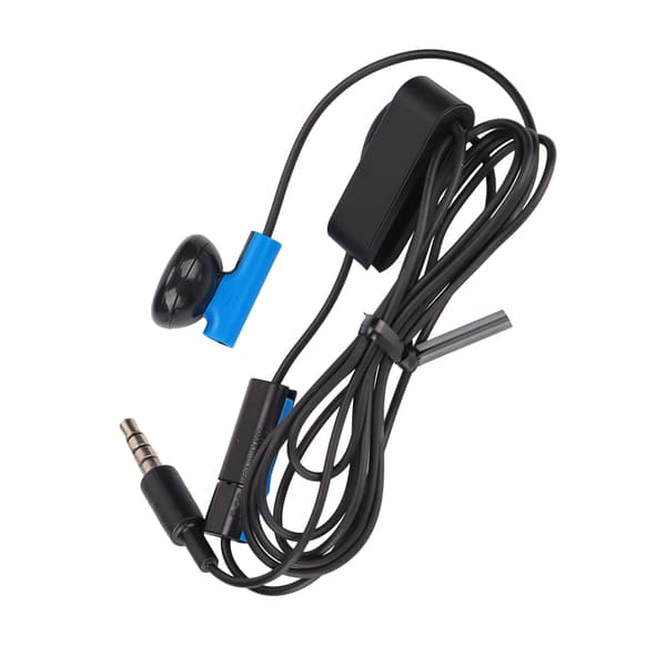 Spillkontroller Ørepropper Støyreduksjon Multifunksjon 3.5mm Kablet Gaming Øretelefon for PS4 Kontroller