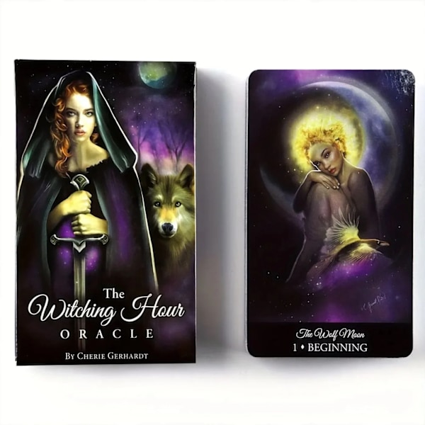 The Witching Hour Oracle Kort Fritid Spådom Meditasjon Festunderholdning Familiesammenkomster Sjakk Kortspill