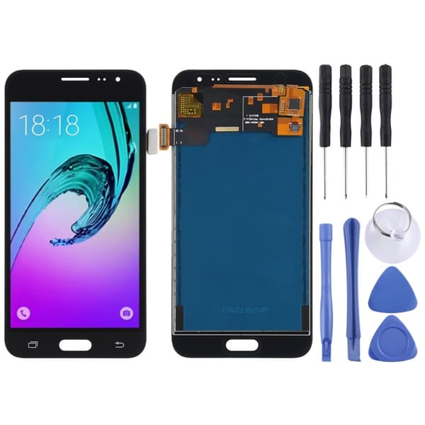 TFT LCD pekskärmsenhet för Samsung Galaxy J3 2016-Dugt White