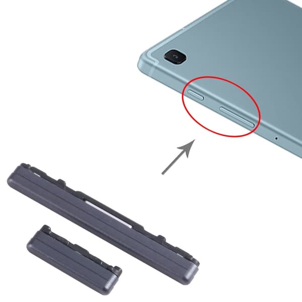 Strömvolym sidoknapp flexkabel kompatibel med Galaxy Tab S6 Lite SM-P610 / P615-Dugt Blue