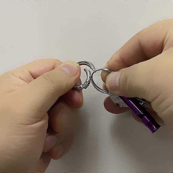 Dhrs Karbinhake Väska, 30 Stycken Rund Karbinhake, Fjäderspänne Mini Karbinhake