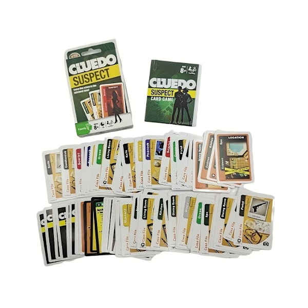 1kpl \"Cluedo\" Hauska Strategiakorttipeli, Juhlapelilauta, Perhekokouspelikortti