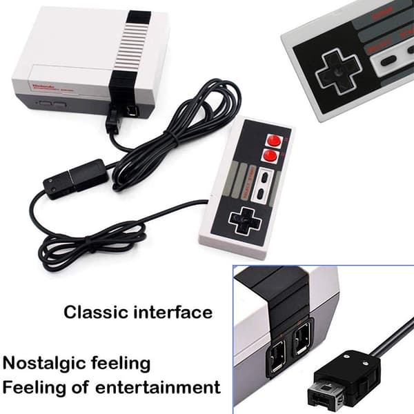 Kabelbaseret retro-spilcontroller til FC Style-konsol og direkte pc-afspilning, 3m kabel 1 Controller 3 m