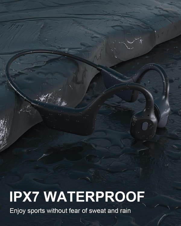 Open Ear Bone Conduction Sportshovedtelefoner Bluetooth 5.0-Dugt