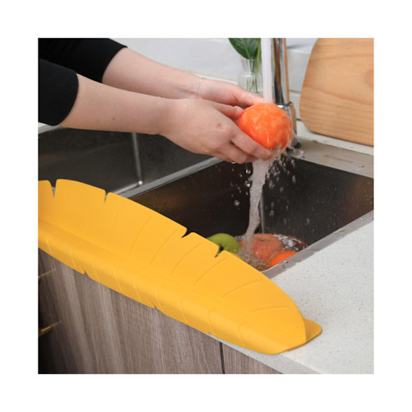 Bra Sink Splash Guard Flexibel Island Sink Water Splash - Gul