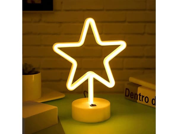 LED Stjernelys, Hvit, 100 LED-er, Varmt Skinn, USB/Batteri, Juledekorasjon