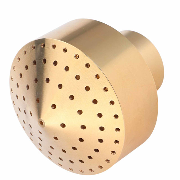 Messingfontenedyse med hunngjenger, sprayhode sprinkler for landskapsarkitektur dekor G1 32mm