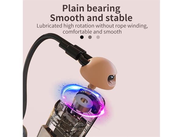 Smart hopprep med räknefunktion och viktad boll, sladdlöst hopprep för fitness, stöder Bluetooth.