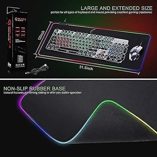 RGB musematte LED musematte, stor musematte, LED og stor musematte