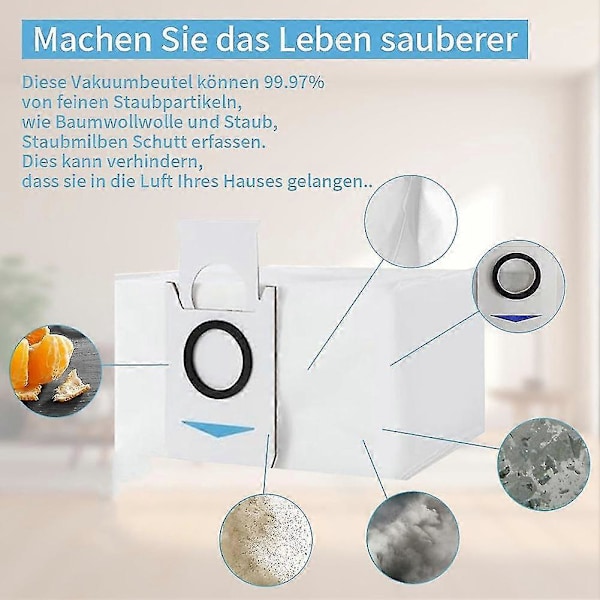 Støvpose til moppe til Deebot X2 / X2 Omni / X2 Pro / DEX86 reservedele tilbehør