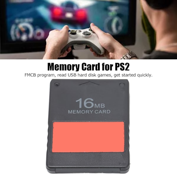 16MB FMCB Muistikortti Peli Muistikortti Plug and Play V1.966 USB-Pelituki PS2-Pelille