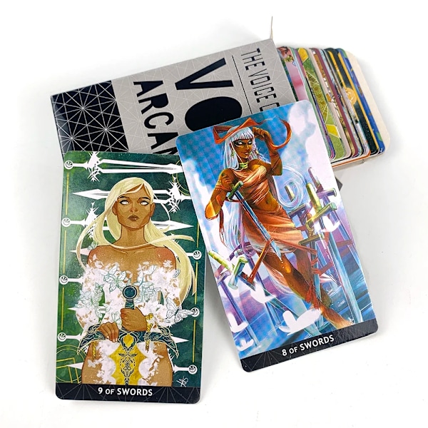 Vox Arcana Tarotkort 78 stk. Kort Engelsk Version Spådom Meditation Tarotkort Underholdning Festspil
