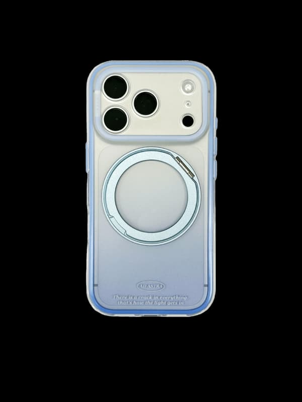 Magnetisk Stand Telefoncover Kompatibel med iPhone 16 og iPhone 17 Pro-Dugt Blue For iPhone 16 pro max