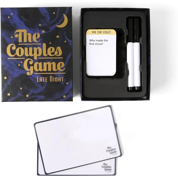 DSS Games The Couples Game Late Night Ett partyspel att spela med din partner, kreativ Alla hjärtans dag-present