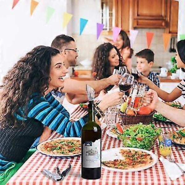 5-pack Vinöppnare med folieskärare, Servitörskniv, Professionell vinnyckel för servitörer, Flasköppnare, Ölöppnare, Vintillbehör Servitörskorkskruv