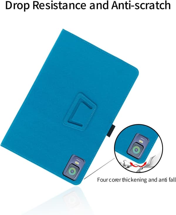 Fodral för XPPen Magic Drawing Pad 12.2\", PU-läder, vikbart stativ, pennhållare, handledsrem
