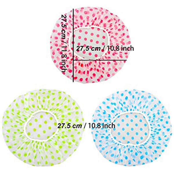 Återanvändbar Duschmössa 6-pack Duschmössa Elastisk Duschmössa Multicolor