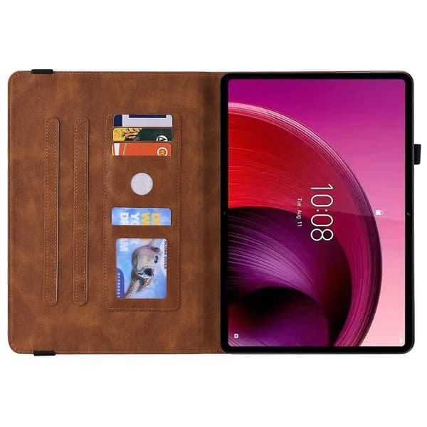 Læder Tablet Cover til Lenovo Tab M11/Xiaoxin Pad 11 2024 Brown