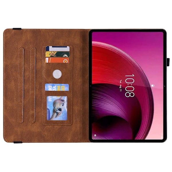 Läderfodral för Lenovo Tab M11/Xiaoxin Pad 11 2024 Brown