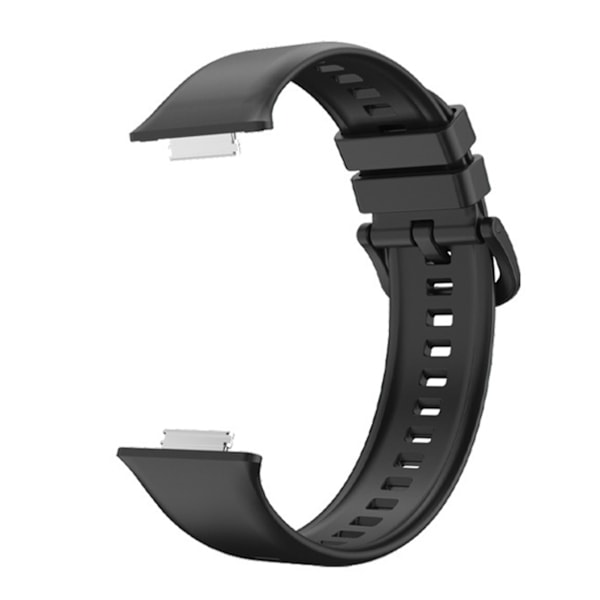 Smart Watch Band Silikon Justerbar Smartwatch Armbandsrem för Huawei Watch Fit 2 Svart