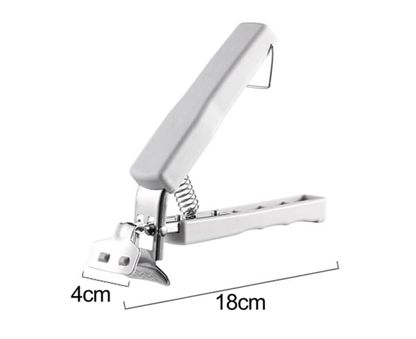 Slitstark diskklämma Lättvikts Universal Dish Gripper Disk - Vit