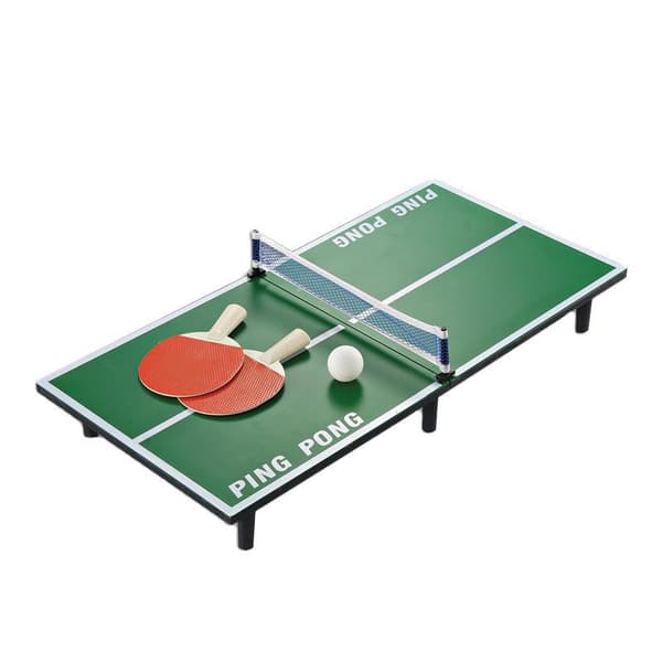 60 cm:n mini puinen pöytätennispeli perheen interaktiiviseen pöytäpeliin