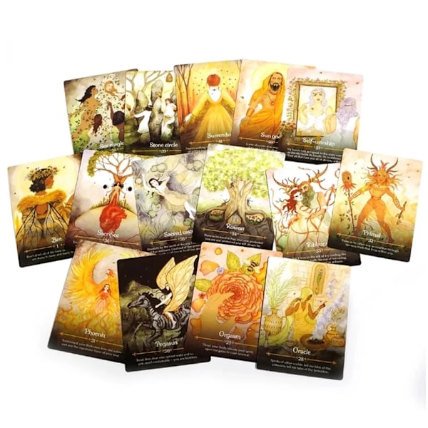 Seasons Of The Witch Imbolc Oracle Kort Engelsk Visions Spådom Meditation Udgave Kortspil Brætspil Til Fest