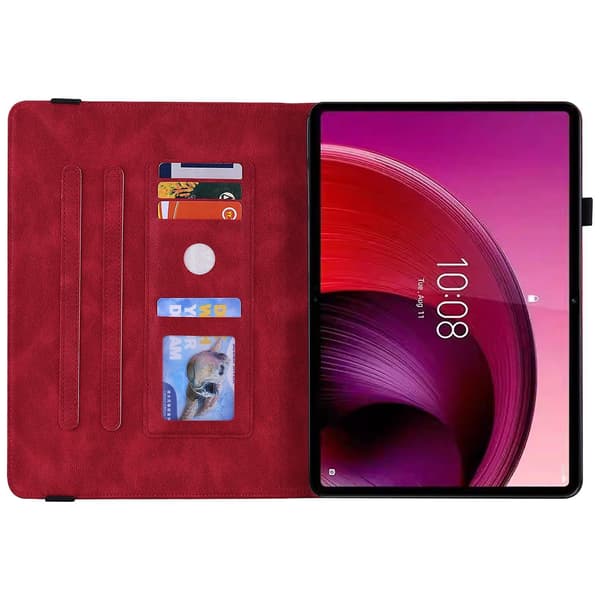 Læder Tablet Cover til Lenovo Tab M11/Xiaoxin Pad 11 2024 Red