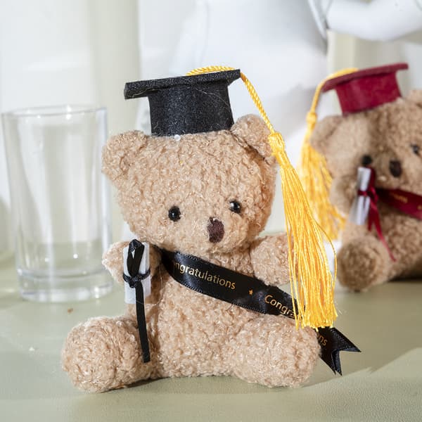 Bamse med studentlue Tiffany Blue Plastic Eco Eyes