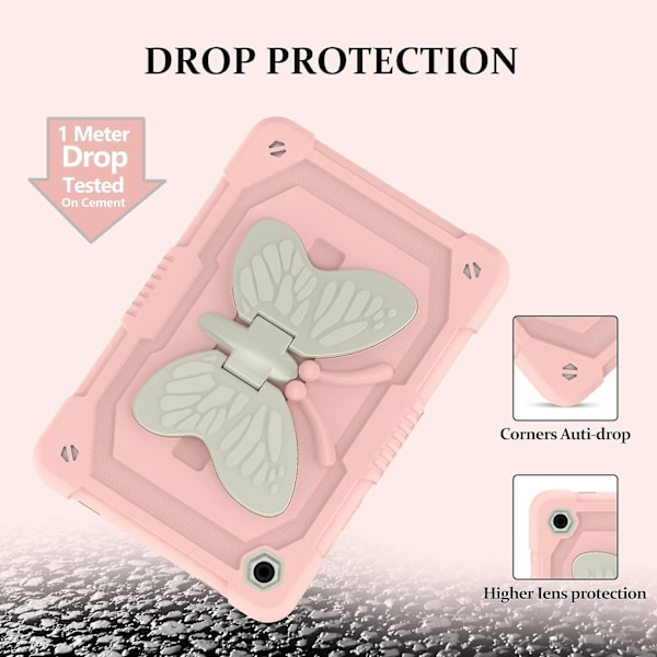 Butterfly Stand Tablet Cover til Samsung Galaxy Tab A9+