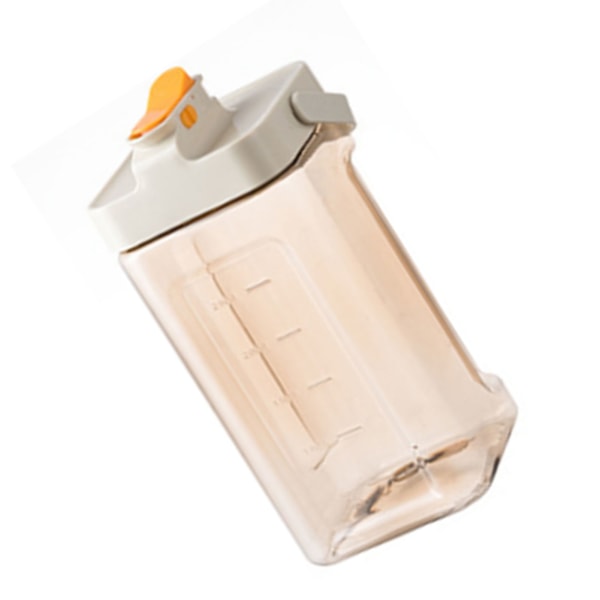 Kylskåp Vattendrycksdispenser med tapp läckagesäkert handtag Dryck flytande isglas dryckesbehållare för utomhuscamping Beige
