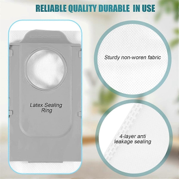Til Roborock Q8 Max Q8 Max+ Q5 Pro Q5 Pro+ Udskiftningstilbehør Støvsugerpose Dele 8PCS