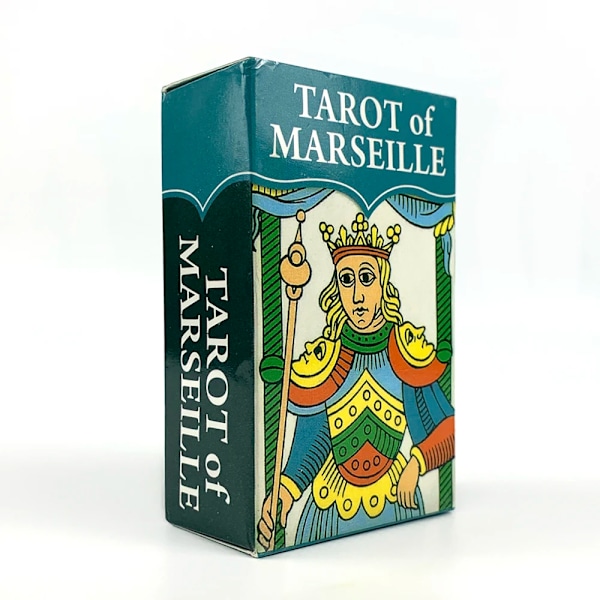 Tarot de Marseille Mini Marseille Tarotkort 78 Tarotkort, Fickbrädspel Lämpligt För Resor, Festkortspel